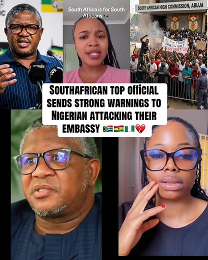 South African Official Warns Nigerians Over Embassy Attack