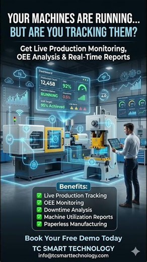 Your Machines Are Running... But Are You Tracking Them? #Industry40 #SmartFactory #ManufacturingTech