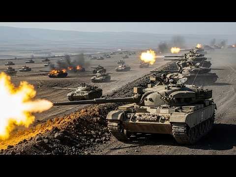 7 Israeli Centurion Tanks vs 500 Syrian - The Valley That Swallowed an Entire Division