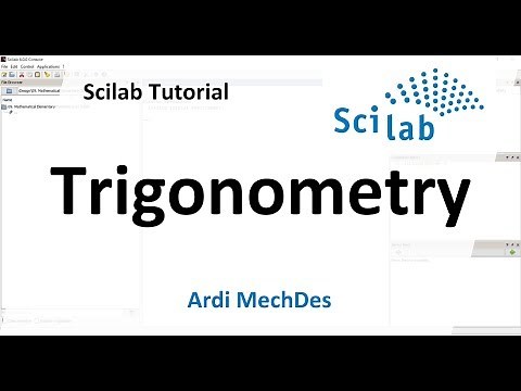 Scilab Tutorial - Trigonometry in Radians and Degrees