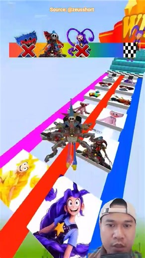 Poppy Playtime Jembatan Kaca Squid Game #minecraft #roblox #gameplay