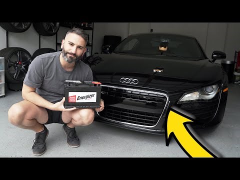 Audi R8 BATTERY REPLACEMENT DIY! (THE EASY WAY)