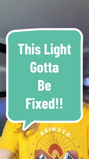 Yeah I gotta tweak THIS. 😆 #thebiglight #badlighting #rv #rvrenovation