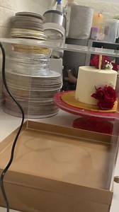 314K views · 3.4K reactions | Don’t panic learn with mistakes/ how i fix this cake Acrylic gift box / anniversary theme floral cake/ | Baking Videos by Zainab cake and cupcakes | Facebook