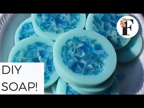 DIY Melt and Pour Rimmed Soap Tutorial Soap Making How to melt and pour soap Easy Beginner Beauty