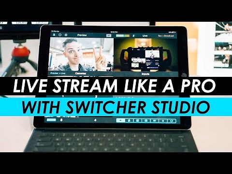 Live Stream like a PRO with the Switcher Studio APP for Facebook Live and YouTube!