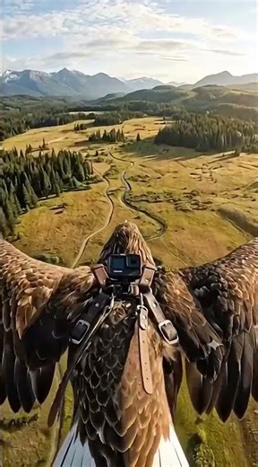 POV: You are an Eagle hunting rabbit in Texas Grasslands