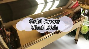 Luxury Chafer Gold Buffet Food Warmer Electric Hotel Set Shaffing Chafing Dish Heater Buffet Serving Chaffing Dish for Catering
