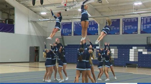 Iowa cheer squad gets creative when winter weather made traveling to nationals impossible