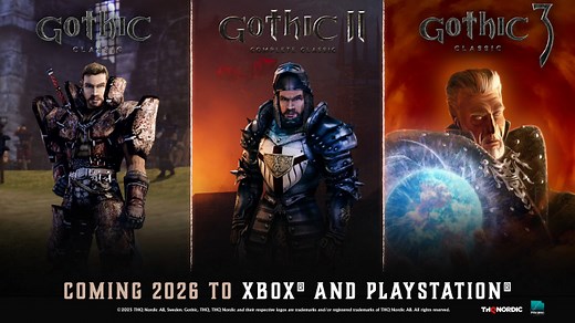 Gothic Classic Trilogy Announced, Coming to PS5 and PS4 in 2026 | PlayStationTrophies.org