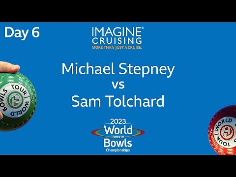 World Indoor Bowls Championship 2023 - Michael Stepney vs Sam Tolchard - Day 6 Match 1