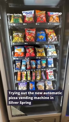 Move over sodas, snacks and sweets, there’s a new vending machine in Silver Spring, Maryland, that’s now serving pizza. PizzaForno, the 24/7 automatic pizza vending machine, is located in front of the Arrive Silver Spring apartment complex at 8750 Georgia Ave. (🎥: WTOP/Jimmy Alexander) | WTOP News