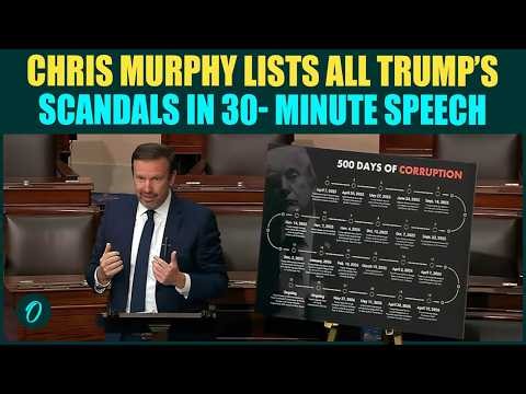 Chris Murphy Brutally EXPOSE Trump in ‘500 Days of Corruption’ Speech In U.S Senate; Goes Viral