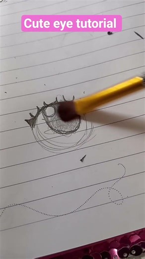 cute eye tutorial btw it took 2 hours to record lol hope u like
