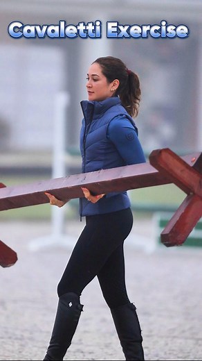 Gabriela Reutter on Instagram: "One of my favorite cavaletti exercises to do with my horses! Make sure to save this video to try it out with your horse ✨ Make every move count in Dark Venice from @esstockholm 💙 link in bio to see the collection! 🎥: @laurenpitylak #horses #horsesofinstagram #showjumping #equestrian #equestrianlife #cheval #caballo #equestriansofinsta #equestrianstyle #equicrowncanada #twohearts #horseshow #lumierehorsesinc #horsemanship #horsecare #fei #horsegymnastics #equestr