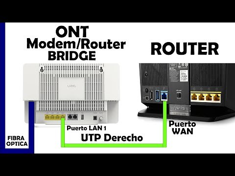 ROUTER ONT en MODO BRIDGE o PUENTE | Modem de Fibra Optica