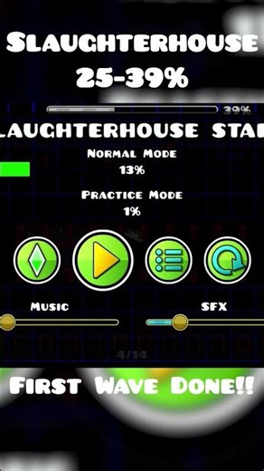 I finally did the First WAVE on SLAUGHTERHOUSE (25-39%)