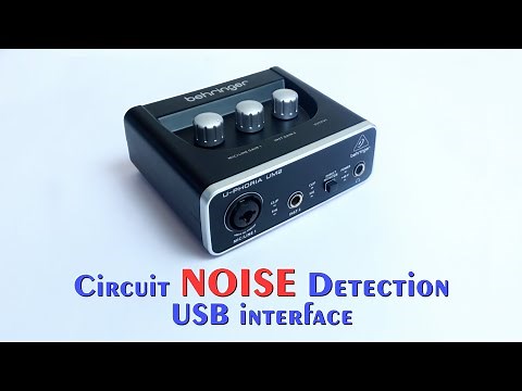 How to DETECT and REMOVE static circuit noise-USB interface