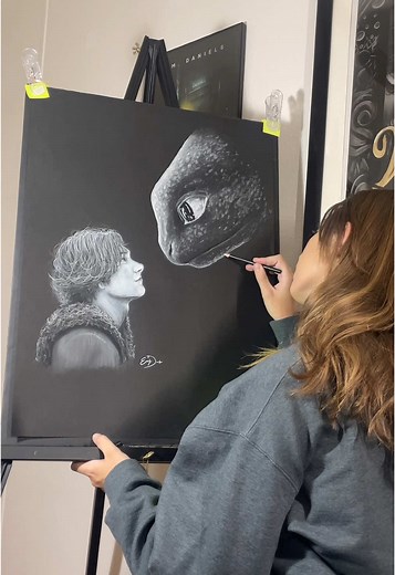 How to Draw Hiccup and Toothless from HTTYD Live Action