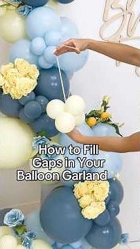 How to Fill Gaps in a Balloon Garland | Pro Balloon Tip for Full, Fluffy Garlands