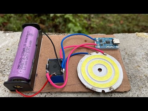 Fully automatic LED light⚡how to make automatic led light at home π automatic emergency light making