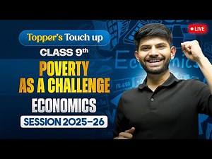 Poverty as a Challenge | Live Session IMP Topics MIQs & PYQs | Class 9 Civics