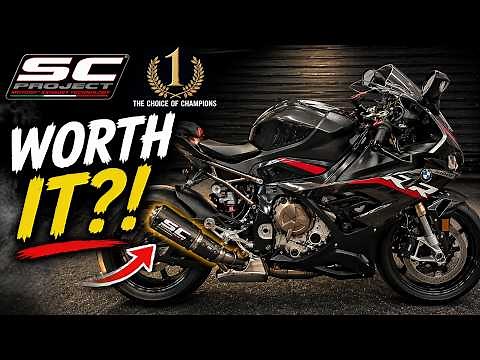 Install SC-Project exhaust on 2022 BMW S1000RR