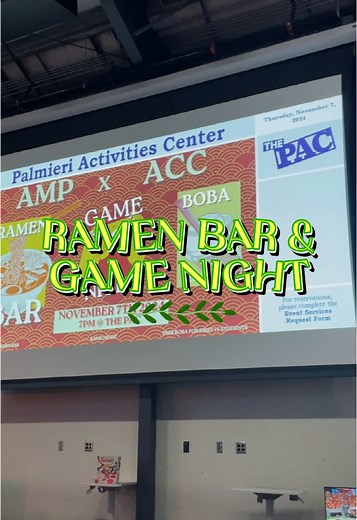 Ramen Bar & Boba Game Night at MSMU
