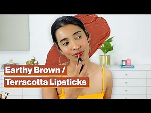 13 Best Earthy Brown & Terracotta Lipsticks For Indian Skin Tones