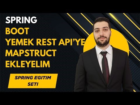 Mapstruct code in 64-Spring Boot Food Rest API | Türkiye's Most Comprehensive Spring Boot Trainin...