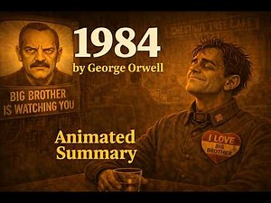 Animated summary of 1984 by George Orwell