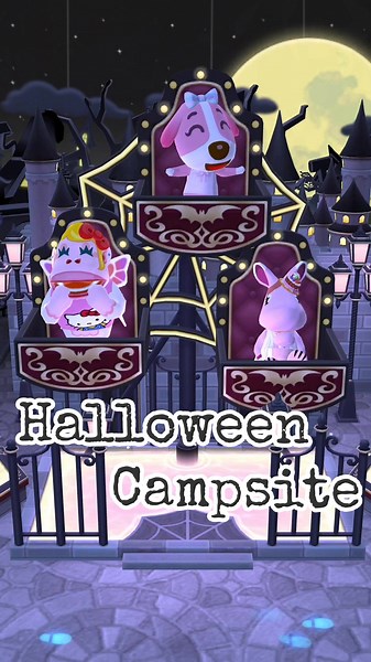 Spooky Animal Crossing Halloween Campsite Ideas