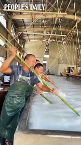 173K views · 1.9K reactions | Xuan paper, an ideal material in Chinese calligraphy and painting because of its smooth surface and ability to absorb water and moisten ink, has a history of more than 1,000 years in Jingxian County, east China’s Anhui province. | People's Daily, China | Facebook