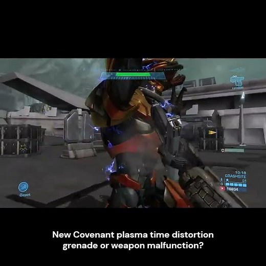 Halo The Master Chief Collection- Time Distortion Grenade Or Weapon Malfunction? #gaming #halo