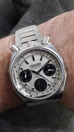 Vintage Citizen Bullhead Octagonal Panda Dial Automatic Chronograph and Flyback 67-9356 Rare Vintage 0 Original 1981 Model Watch - Etsy