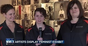Artists use public exhibit to confront sexism in society