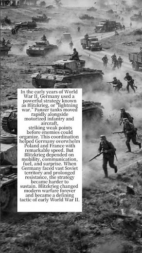 Blitzkrieg: How Germany’s Panzer Tactics Shocked Europe