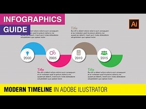 Adobe Illustrator: Modern Circle Timeline Infographic Design Template | Vector Timeline
