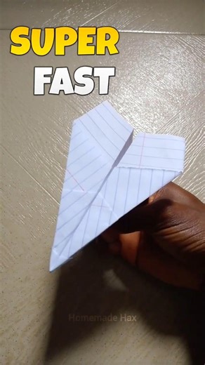 Make super duper fast paper airplane # #shorts #paperplane