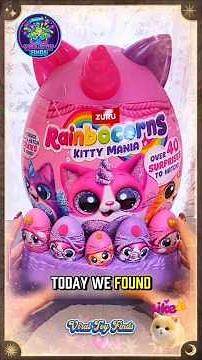 Unboxing the MASSIVE Zuru Rainbocorns Kitty Mania! (40 Surprises) 🎁 #toys #slime #unboxing