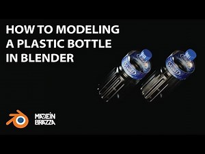 How to modeling a plastic bottle in blender : tutorial
