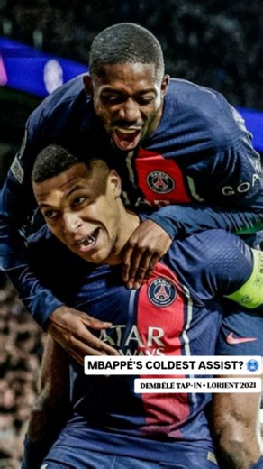 GlobalSportsGram on Instagram: "Mbappe's Coldest Assist? 🥶 31 October 2021. Stade du Moustoir. Ligue 1. Lorient vs PSG. PSG in white/cream away kit dominating the orange home side. The moment: Corner near the box. Mbappé picks up the loose ball, faces Lorient #32 1v1. Quick feet, body feint – defender frozen. Mbappé doesn't shoot. Instead, low driven cross into the six-yard box. Dembélé times his far-post run perfectly, simple tap‑in. Goal. Ice cold vision. No celebration needed – just pure cla