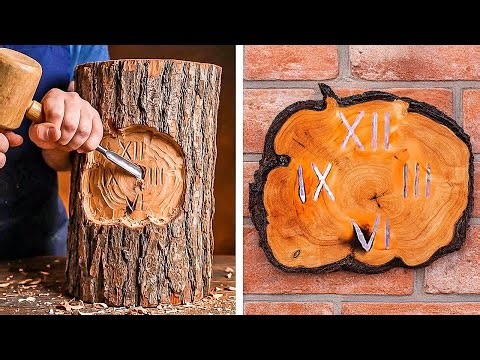 How to Make a Stunning DIY Clock from Wood and Epoxy Resin