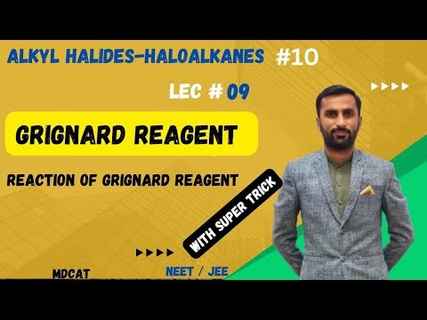Reactions of Grignard Reagent | Alkyl halides | Haloalkanes | organic Chemistry 12