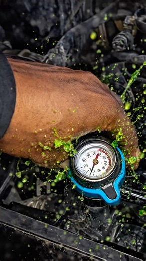 Radiator Temp Gauge Install and Test #automobile #mechanic