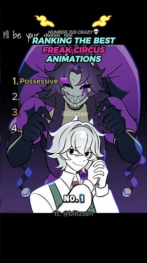 I Rank the Best Freak Circus Animation #freakcircus #thefreakcircus