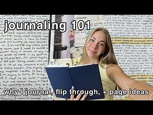 how I journal: page ideas, motivation, flip-through