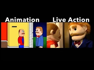 SML Movie: Mr. Goodman’s Clone Live Action + Animation Side by Side!
