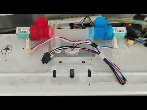 How to replace the water inlet valve on a Whirlpool top-load washing machine