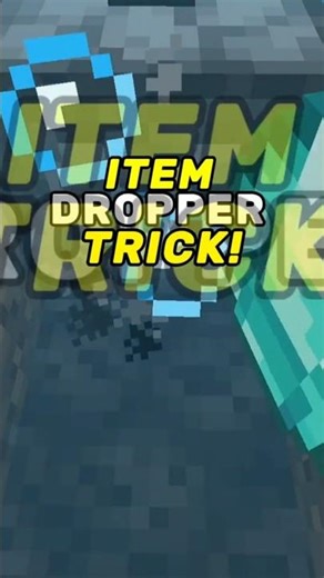 BESTER ITEM DROPPER in MINECRAFT!?🤫(Must have) #minecraft